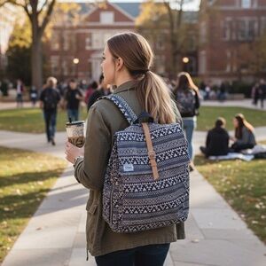Tom’s Patterned Backpack